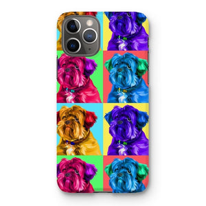 Custom Modern Pop Art: Pet Portrait Snap Phone Case - Paw & Glory - Dog Portraits - Pet Portraits