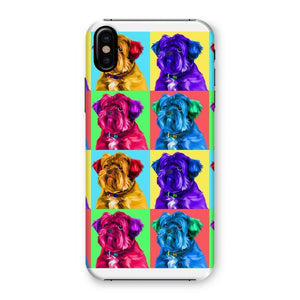 Custom Modern Pop Art: Pet Portrait Snap Phone Case - Paw & Glory - Dog Portraits - Pet Portraits