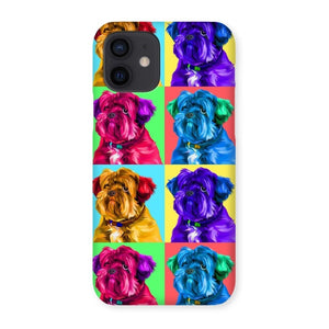 Custom Modern Pop Art: Pet Portrait Snap Phone Case - Paw & Glory - Dog Portraits - Pet Portraits