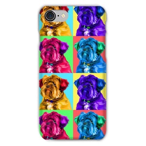 Custom Modern Pop Art: Pet Portrait Snap Phone Case - Paw & Glory - Dog Portraits - Pet Portraits