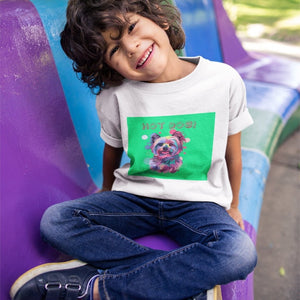 Custom Pastel Pop: Kids Unisex Pet Portrait T - Shirt - Paw & Glory - Dog Portraits - Pet Portraits