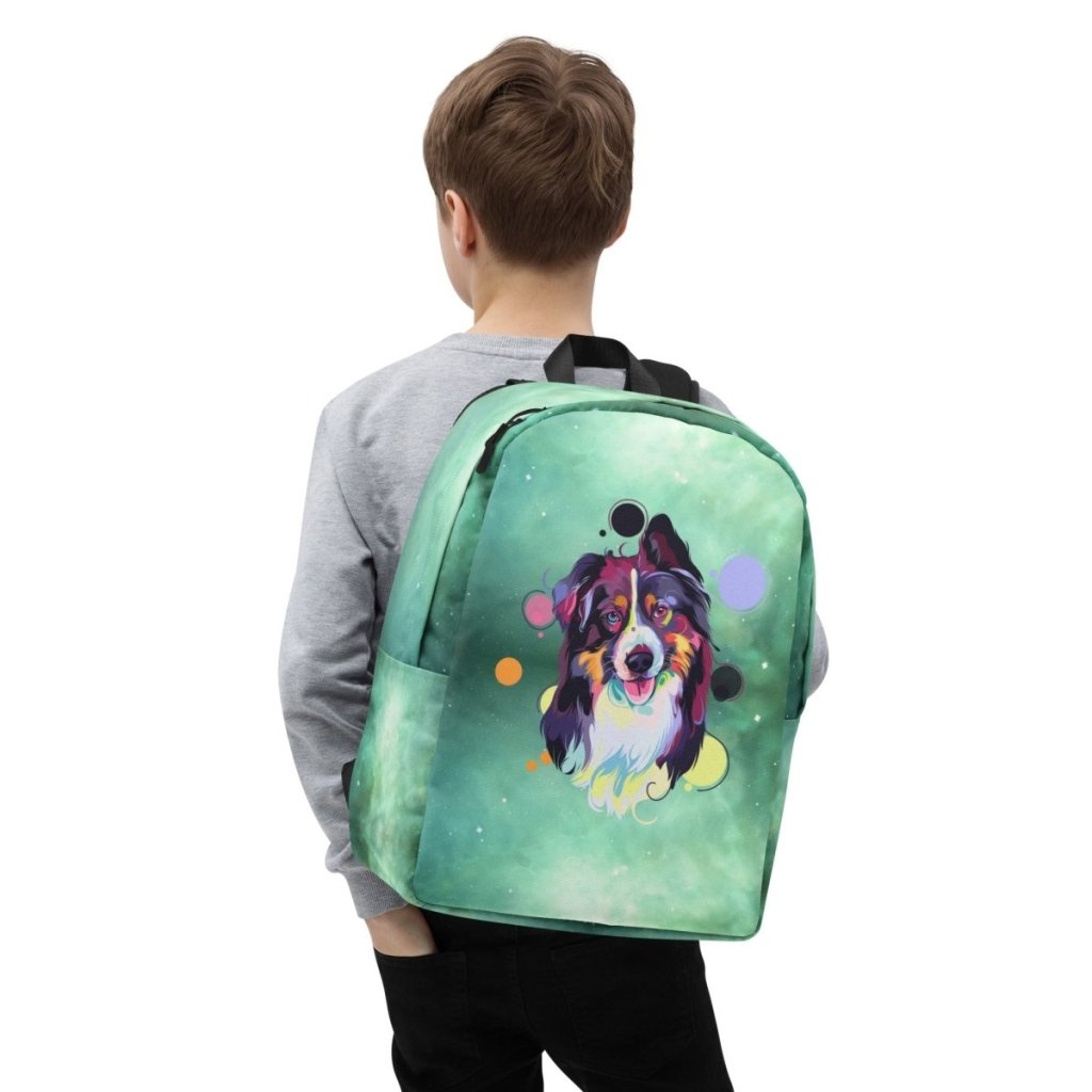 Custom Pastel Pop: Pet Portrait Backpack - Paw & Glory - Dog Portraits - Pet Portraits