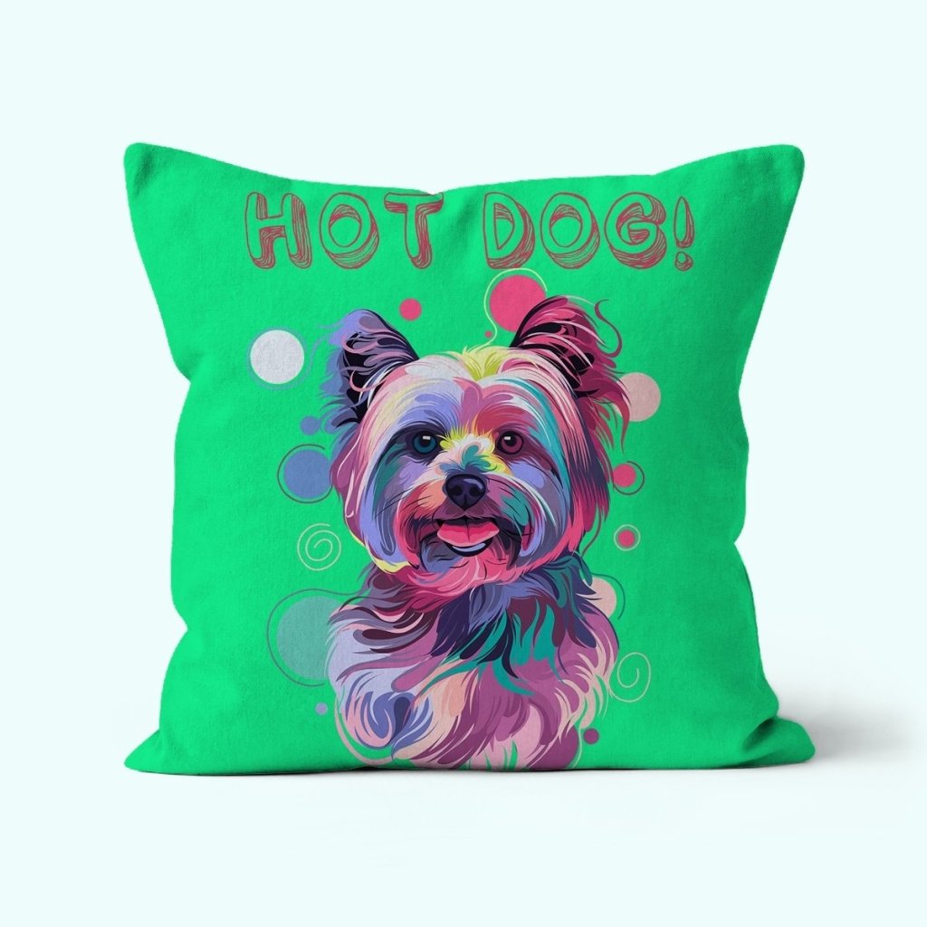 Custom Pastel Pop: Pet Portrait Pillow - Paw & Glory - Dog Portraits - Pet Portraits