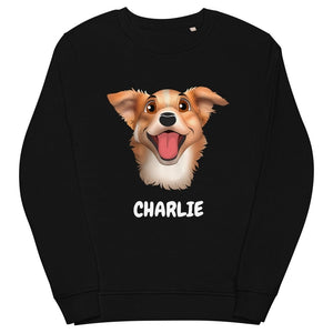 Custom Pet Face Sweatshirt - Paw & Glory - Dog Portraits - Pet Portraits