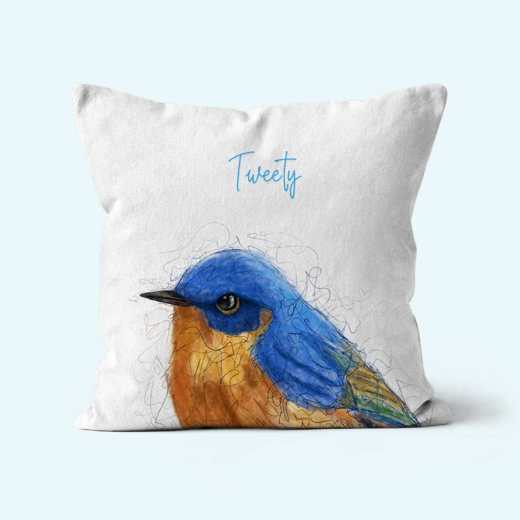 Custom Scribble: Pet Portrait Pillow