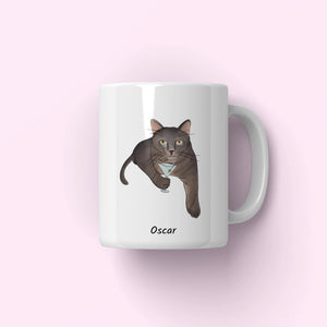 Custom Ugly: Pet Coffee Mug - Paw & Glory - Dog Portraits - Pet Portraits