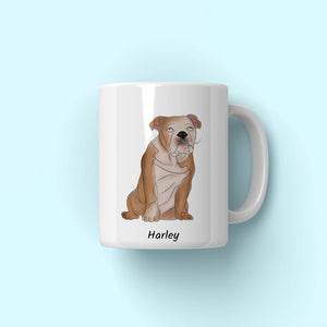 Custom Ugly: Pet Coffee Mug - Paw & Glory - Dog Portraits - Pet Portraits