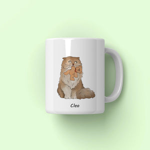 Custom Ugly: Pet Coffee Mug - Paw & Glory - Dog Portraits - Pet Portraits