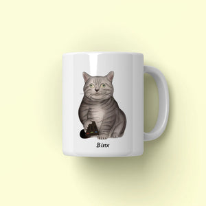 Custom Ugly: Pet Coffee Mug - Paw & Glory - Dog Portraits - Pet Portraits