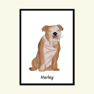 Custom Ugly: Pet Portrait - Paw & Glory - Dog Portraits - Pet Portraits