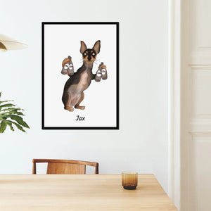 Custom Ugly: Pet Portrait - Paw & Glory - Dog Portraits - Pet Portraits