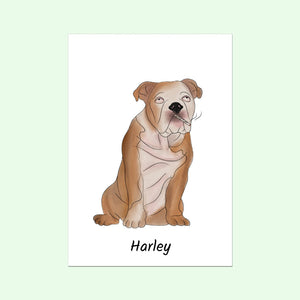 Custom Ugly: Pet Portrait - Paw & Glory - Dog Portraits - Pet Portraits