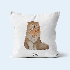 Custom Ugly: Pet Portrait Pillow - Paw & Glory - Dog Portraits - Pet Portraits