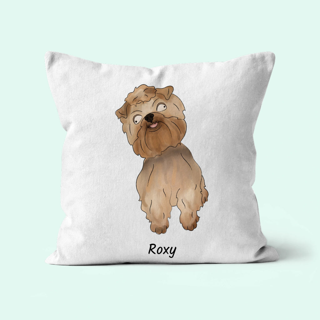 Custom Ugly: Pet Portrait Pillow - Paw & Glory - Dog Portraits - Pet Portraits