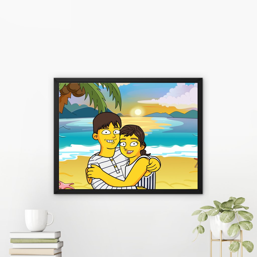 Custom Yellow Art Canvas