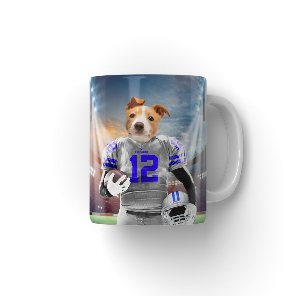 Dallas Goodboys: Custom Pet Coffee Mug - Paw & Glory - Dog Portraits - Pet Portraits