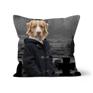 Damien (The Omen Inspired): Custom Pet Pillow - Paw & Glory - Dog Portraits - Pet Portraits