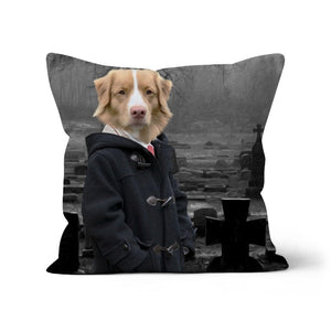 Damien (The Omen Inspired): Custom Pet Pillow - Paw & Glory - Dog Portraits - Pet Portraits