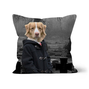 Damien (The Omen Inspired): Custom Pet Pillow - Paw & Glory - Dog Portraits - Pet Portraits