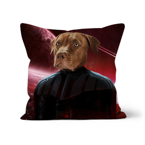 Darth Vadar (Star Wars Inspired): Custom Pet Pillow - Paw & Glory - Dog Portraits - Pet Portraits