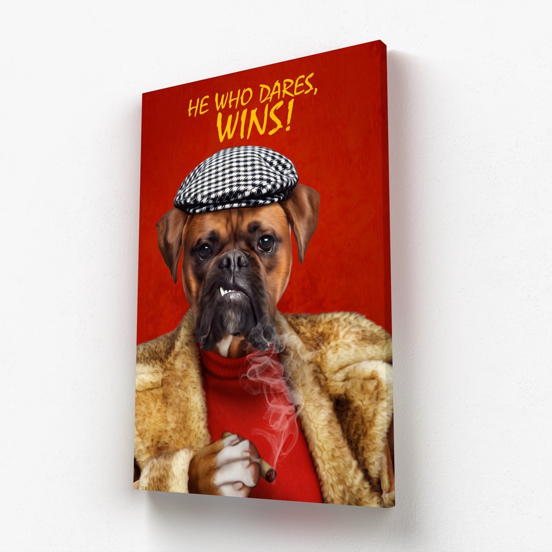 Delboy (Only Fools & Horses Inspired): Custom Pet Canvas - Paw & Glory - Dog Portraits - Pet Portraits