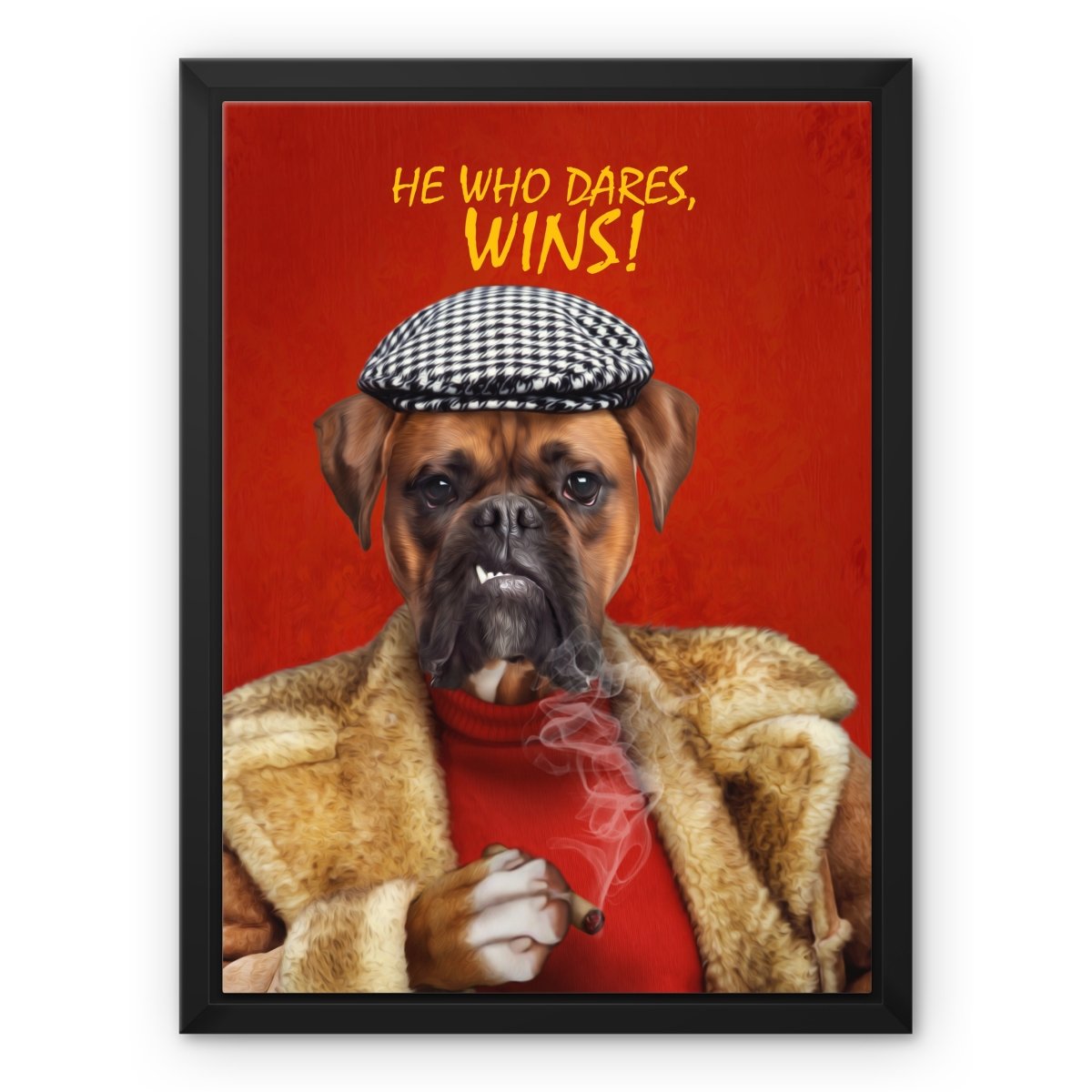 Delboy (Only Fools & Horses Inspired): Custom Pet Canvas - Paw & Glory - Dog Portraits - Pet Portraits