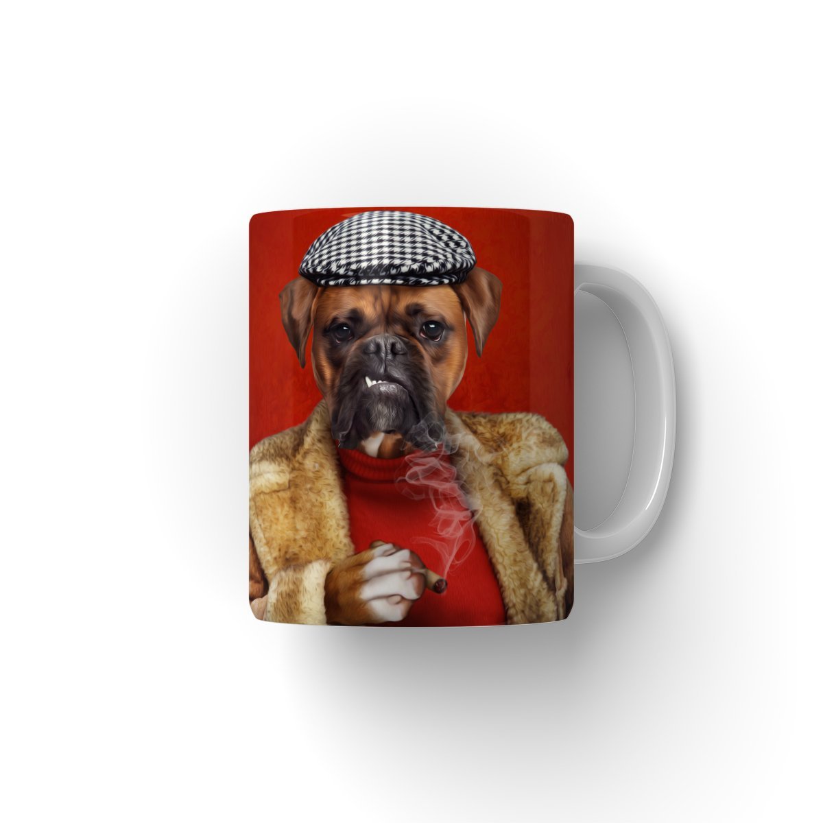 Delboy (Only Fools & Horses Inspired): Custom Pet Coffee Mug - Paw & Glory - Dog Portraits - Pet Portraits