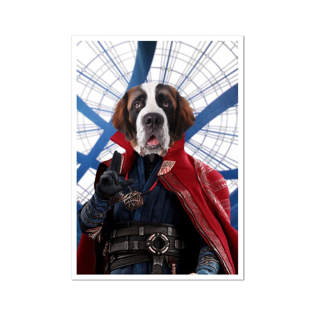 Doctor Strange: Custom Custom Pet Portrait - Paw & Glory - Dog Portraits - Pet Portraits