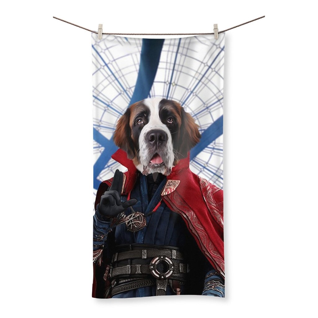 Doctor Strange: Custom Pet Towel - Paw & Glory - Dog Portraits - Pet Portraits