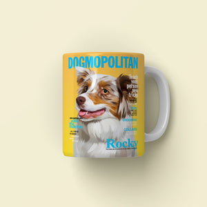 Dogmopolitan: Custom Pet Coffee Mug - Paw & Glory - Dog Portraits - Pet Portraits