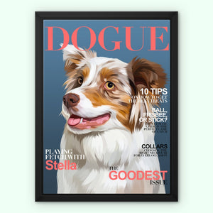 Dogue: Custom Pet Canvas - Paw & Glory - Dog Portraits - Pet Portraits