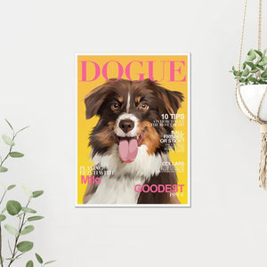 Dogue: Custom Pet Portrait - Paw & Glory - Dog Portraits - Pet Portraits