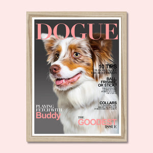 Dogue: Custom Pet Portrait - Paw & Glory - Dog Portraits - Pet Portraits