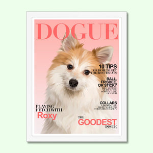 Dogue: Custom Pet Portrait - Paw & Glory - Dog Portraits - Pet Portraits