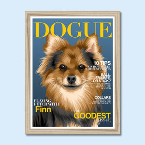 Dogue: Custom Pet Portrait - Paw & Glory - Dog Portraits - Pet Portraits