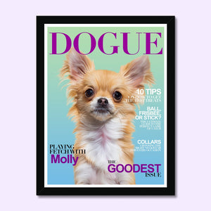 Dogue: Custom Pet Portrait - Paw & Glory - Dog Portraits - Pet Portraits