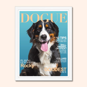 Dogue: Custom Pet Portrait - Paw & Glory - Dog Portraits - Pet Portraits