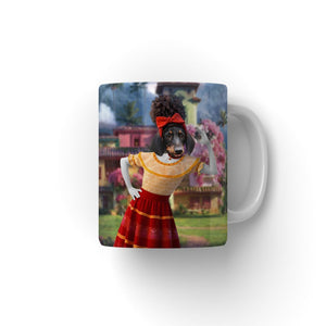 Dolores (Encanto Inspired): Custom Pet Coffee Mug - Paw & Glory - Dog Portraits - Pet Portraits