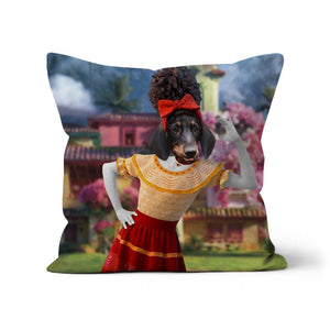 Dolores (Encanto Inspired): Custom Pet Pillow - Paw & Glory - Dog Portraits - Pet Portraits