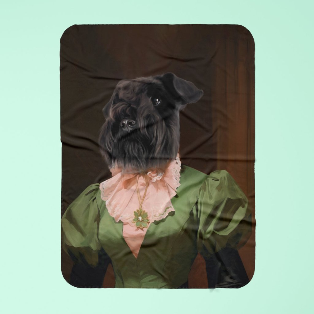 Dowager: Custom Pet Blanket - Paw & Glory - Dog Portraits - Pet Portraits