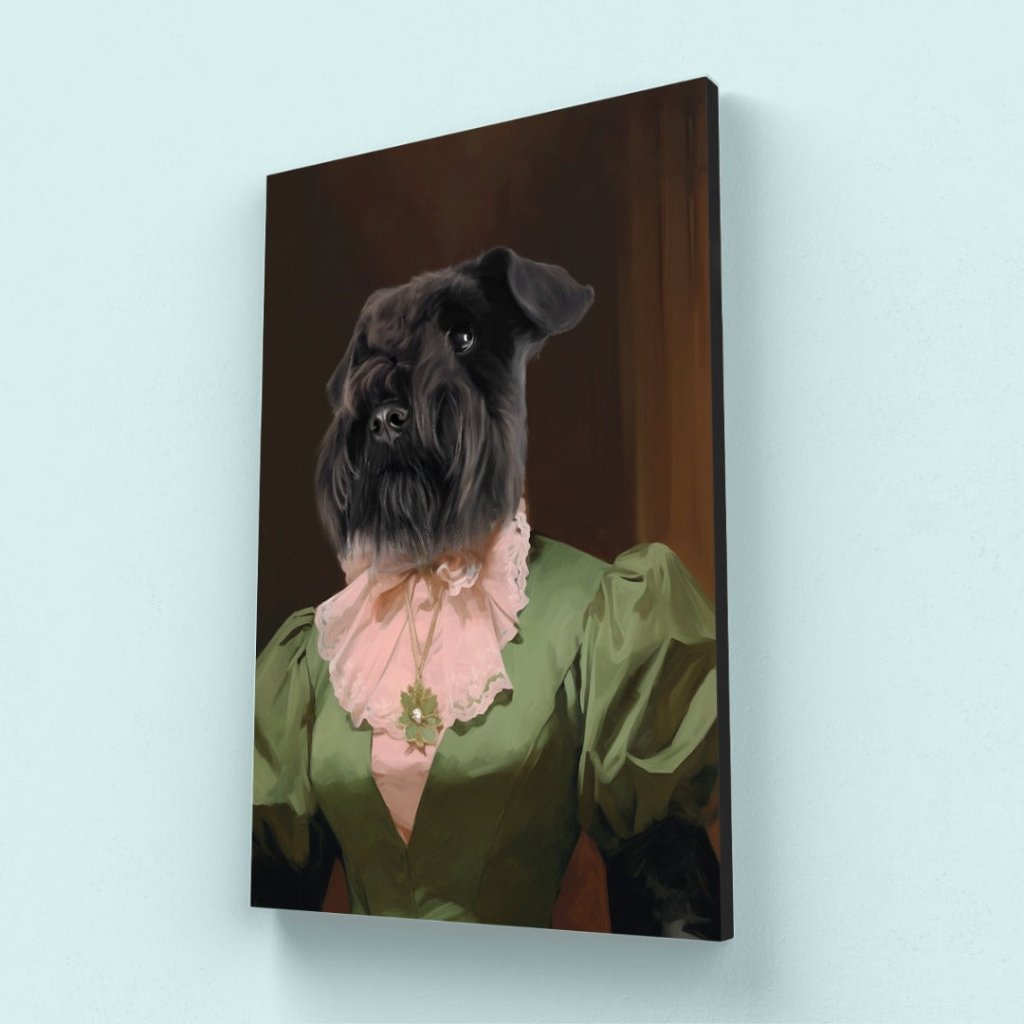 Dowager: Custom Pet Canvas - Paw & Glory - Dog Portraits - Pet Portraits