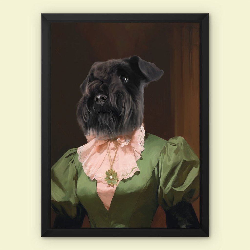 Dowager: Custom Pet Canvas - Paw & Glory - Dog Portraits - Pet Portraits