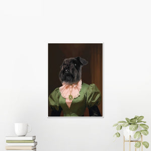 Dowager: Custom Pet Poster - Paw & Glory - Dog Portraits - Pet Portraits