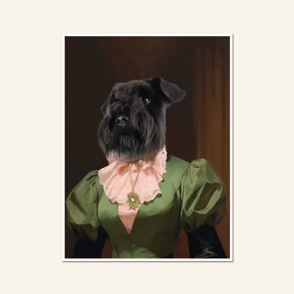 Dowager: Custom Pet Poster - Paw & Glory - Dog Portraits - Pet Portraits