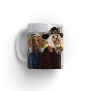 Downton Ladies: Custom Pet Coffee Mug - Paw & Glory - Dog Portraits - Pet Portraits