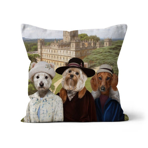 Downton Ladies: Custom Pet Pillow - Paw & Glory - Dog Portraits - Pet Portraits