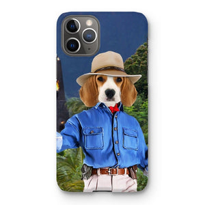 Dr Pawleontologist (Jurassic Park Inspired): Custom Pet Phone Case - Paw & Glory - Dog Portraits - Pet Portraits