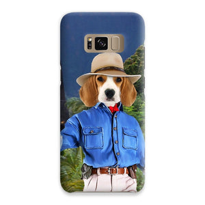 Dr Pawleontologist (Jurassic Park Inspired): Custom Pet Phone Case - Paw & Glory - Dog Portraits - Pet Portraits