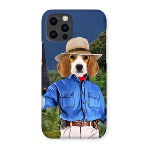 Dr Pawleontologist (Jurassic Park Inspired): Custom Pet Phone Case - Paw & Glory - Dog Portraits - Pet Portraits