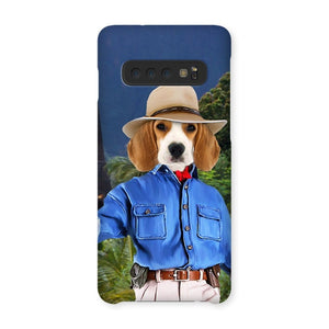 Dr Pawleontologist (Jurassic Park Inspired): Custom Pet Phone Case - Paw & Glory - Dog Portraits - Pet Portraits